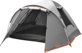 4V Tanami Series II Dome Tent with Front Vestibule, Easy 1 Person Assemble, Heavy Duty Floor, Shock Corded Fibreglass & Steel Poles, Ultrafine Mesh, J Hook Connections, Airlite Vents, Waterproof Fly, Carry Bag with Handles